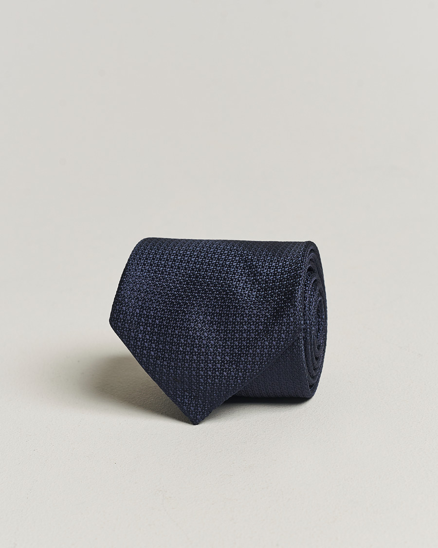 Men | Stenströms Silk Grenadine Tie Navy | Stenströms | Silk Grenadine Tie Navy