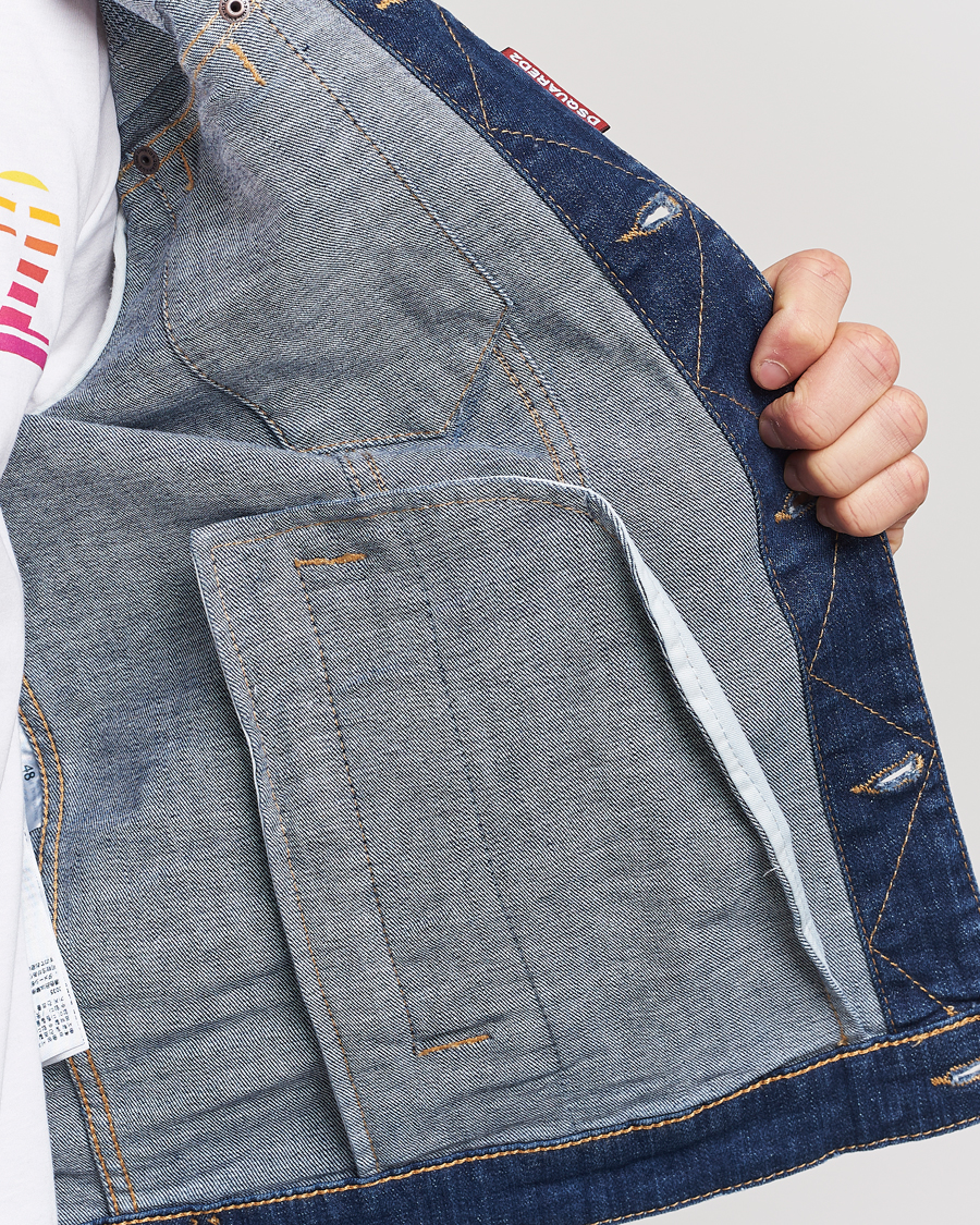 Men | Coats & Jackets | Dsquared2 | Dan Denim Jacket Blue