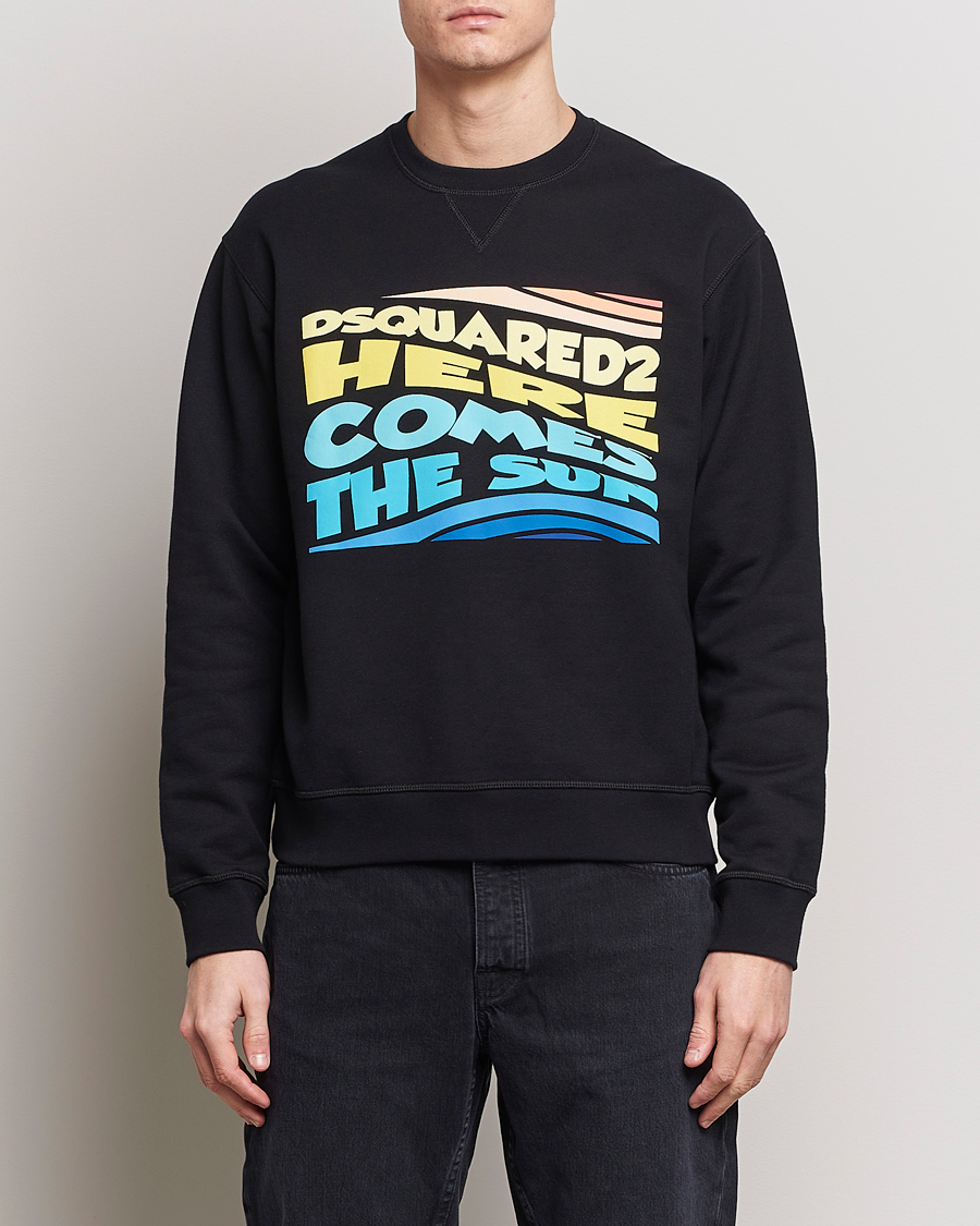 Men | Sweatshirts | Dsquared2 | Cool Fit Crew Neck Sweatshirt Black