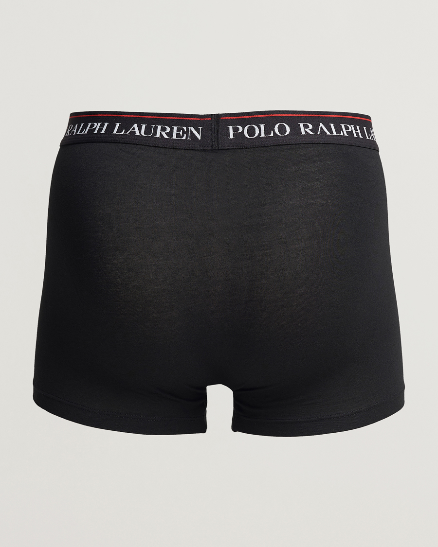 Men | Sale: 20% Off | Polo Ralph Lauren | 3-Pack Cotton Stretch Trunk Heather/Red PP/Black
