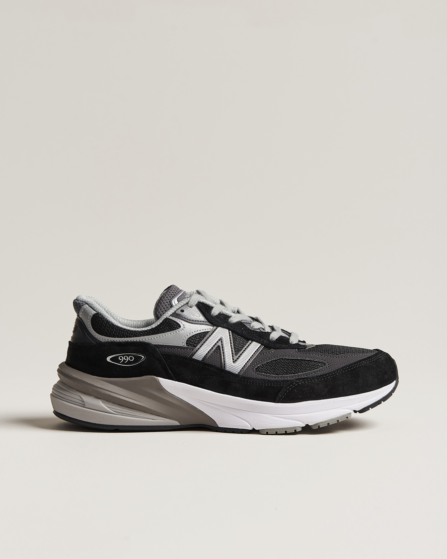Men | Sneakers | New Balance Made In US & UK | New Balance Made in USA 990v6 Sneakers Black