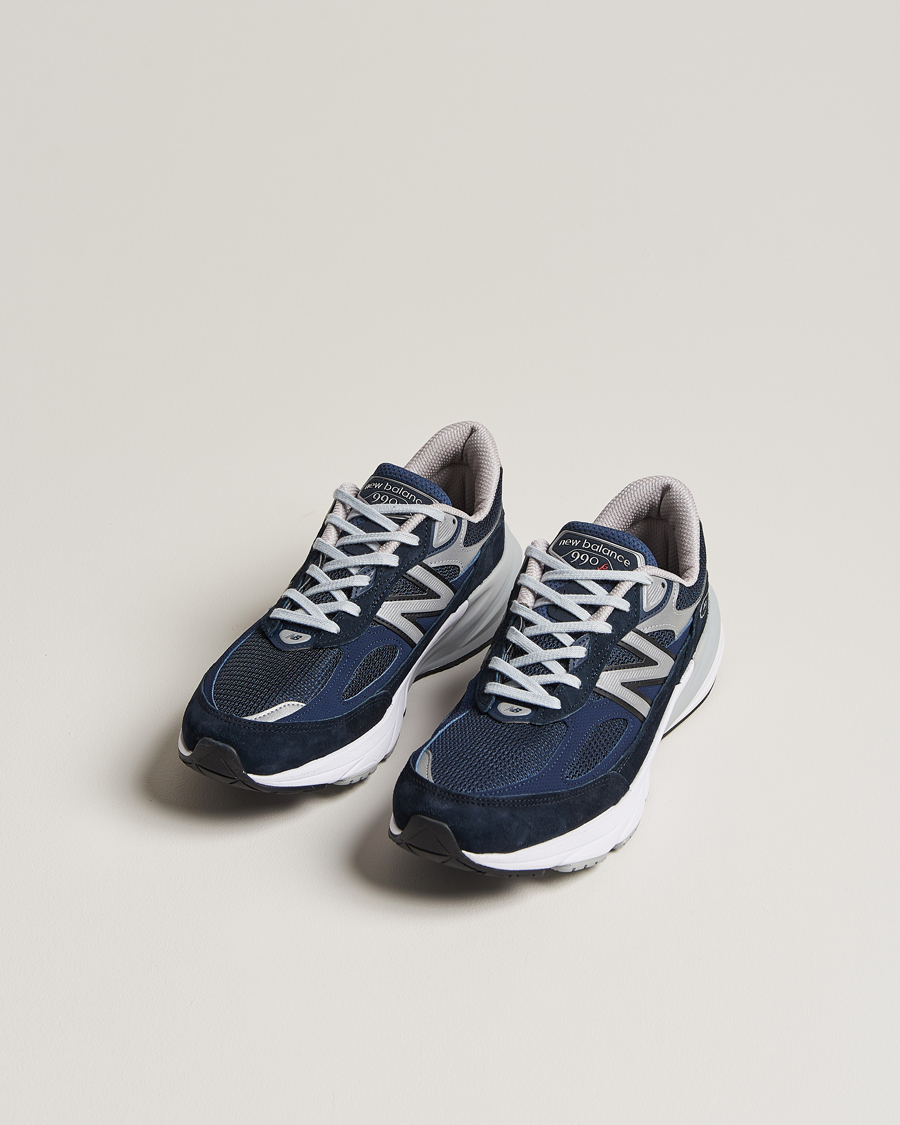 Men | Sneakers | New Balance Made In US & UK | New Balance Made in Made In USA 990v6 Sneakers Navy
