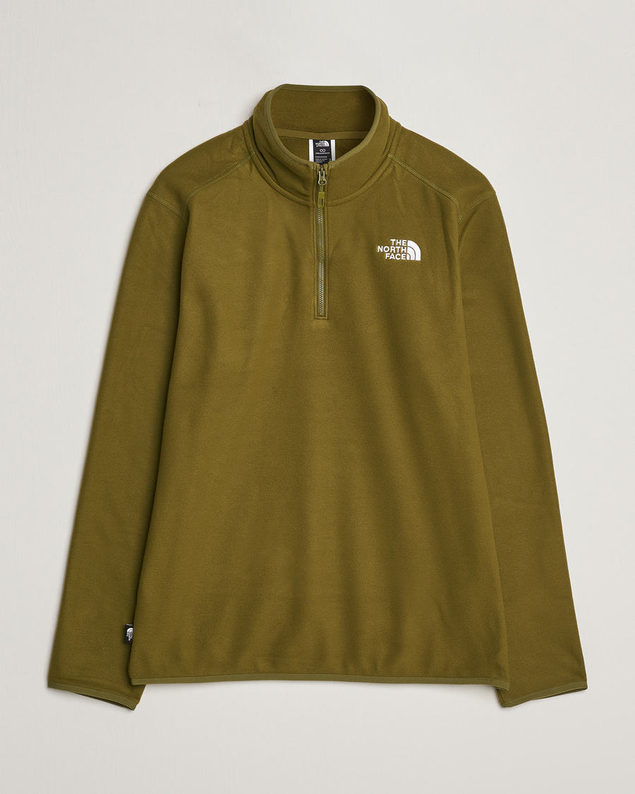 Men | Sweaters & Knitwear | The North Face | Glacier 1/4 Zip Fleece New Taupe Green