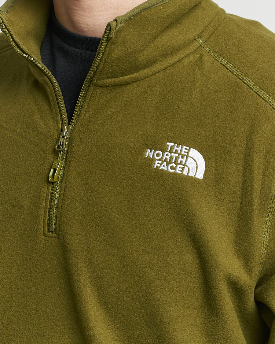 Men | Sweaters & Knitwear | The North Face | Glacier 1/4 Zip Fleece New Taupe Green