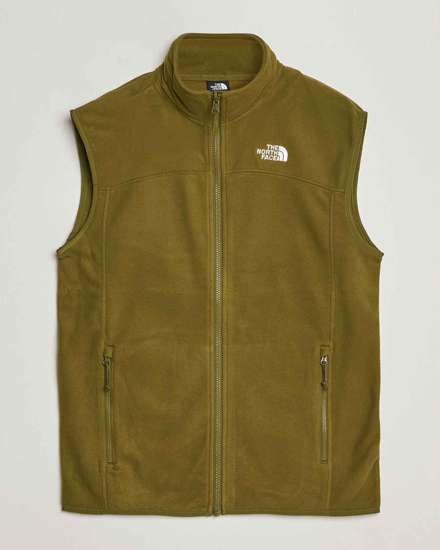 Men | Sweaters & Knitwear | The North Face | Glaicer Fleece Vest New Taupe Green