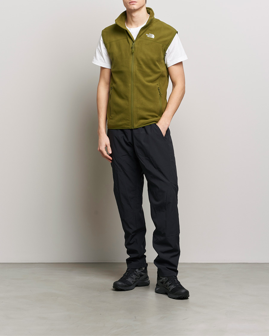 Men | Sweaters & Knitwear | The North Face | Glaicer Fleece Vest New Taupe Green