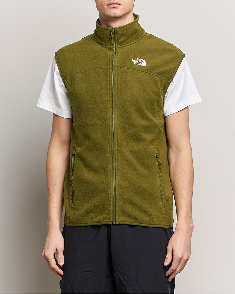 Men | Sweaters & Knitwear | The North Face | Glaicer Fleece Vest New Taupe Green