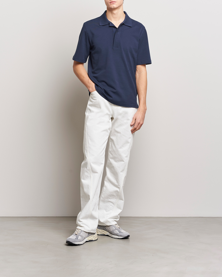 Men | Polo Shirts | Lanvin | Short Sleeve Polo Thunder