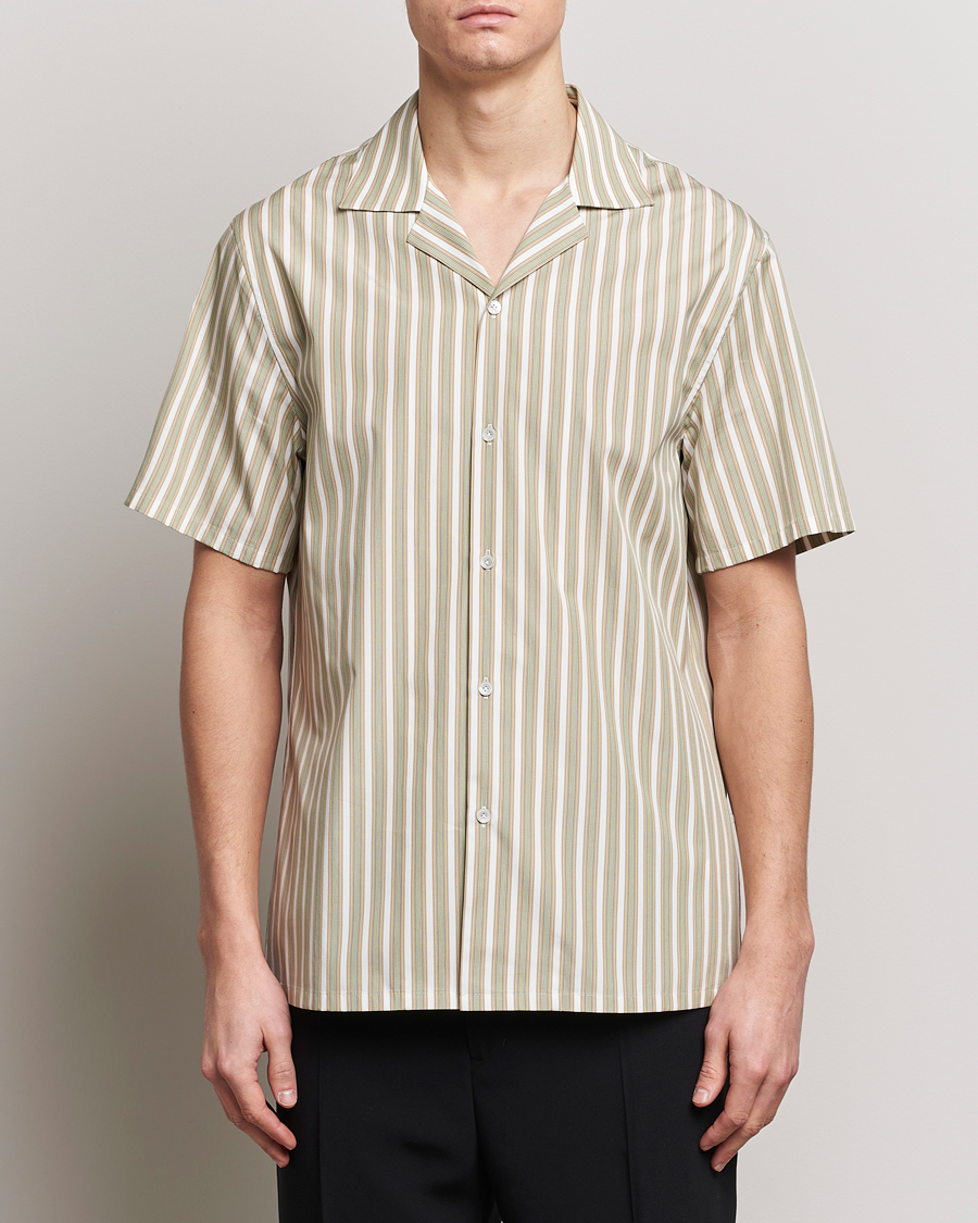 Men |  | Lanvin | Short Sleeve Camp Shirt Green