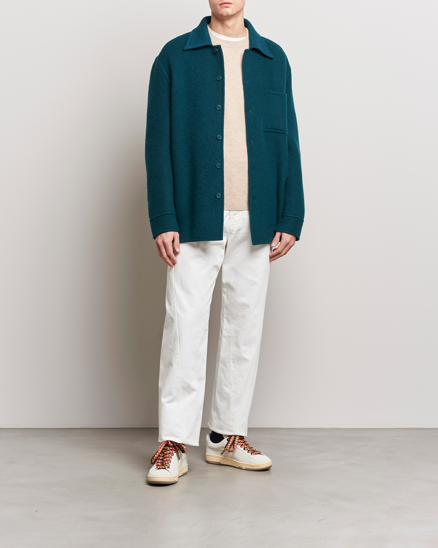Men | Trousers | Lanvin | Regular Fit 5-Pocket Pants Optic White