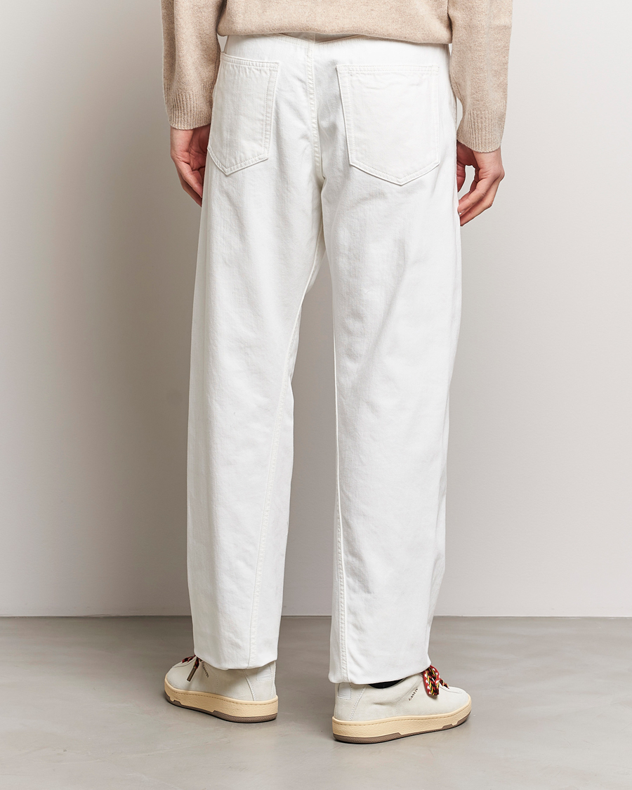 Men | Trousers | Lanvin | Regular Fit 5-Pocket Pants Optic White