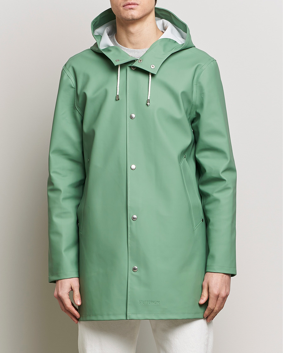 Men | Spring Jackets | Stutterheim | Stockholm Raincoat Green