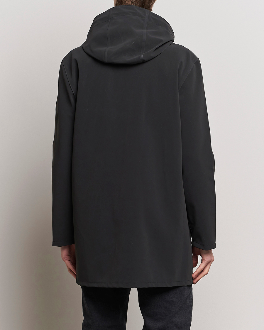 Men | Coats & Jackets | Stutterheim | Stockholm Raincoat Suede Black