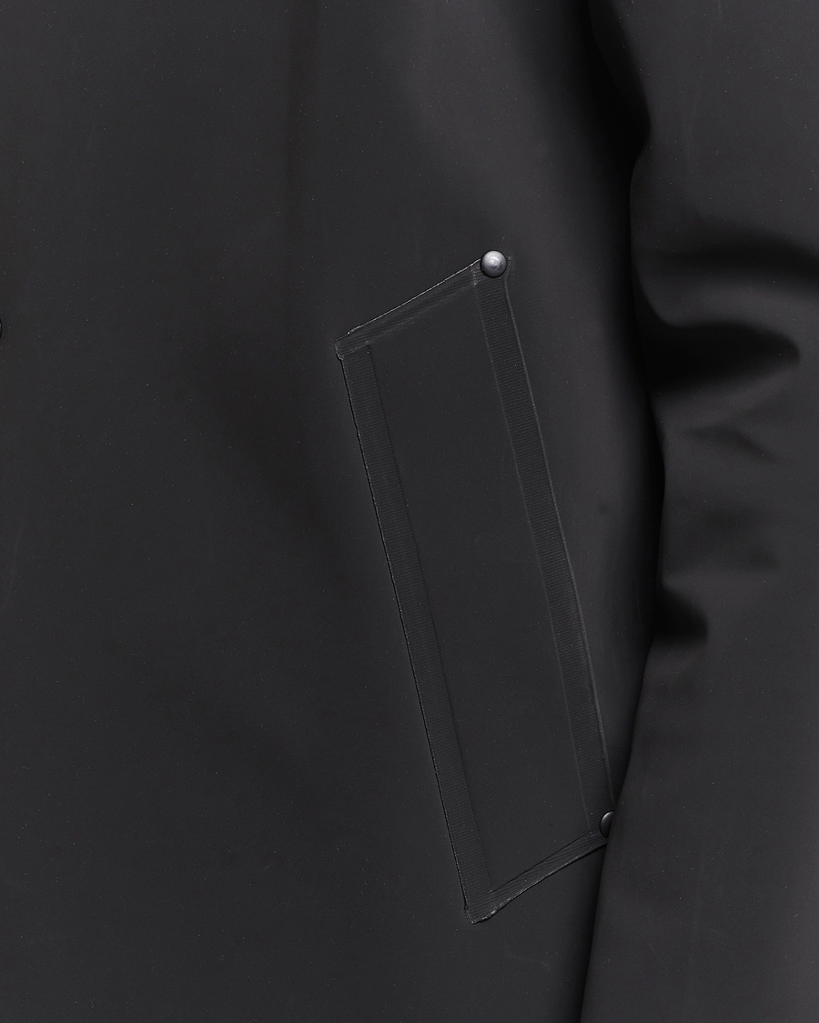Men | Coats & Jackets | Stutterheim | Stockholm Raincoat Suede Black
