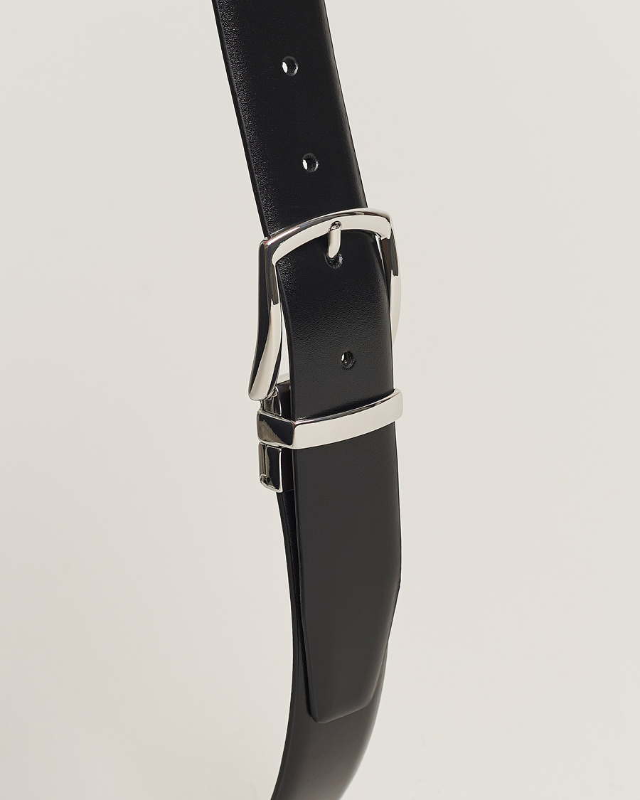 Men | Anderson's Reversible Leather Belt 3,5 cm Black/Brown | Anderson's | Reversible Leather Belt 3,5 cm Black/Brown