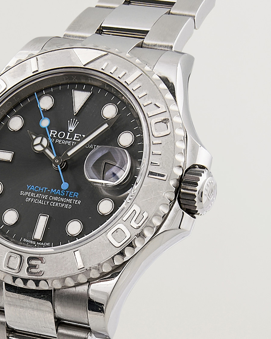 Men | Rolex Pre-Owned Yacht Master 116622 Oyster Perpetual Silver | Rolex Pre-Owned | Yacht Master 116622 Oyster Perpetual Silver