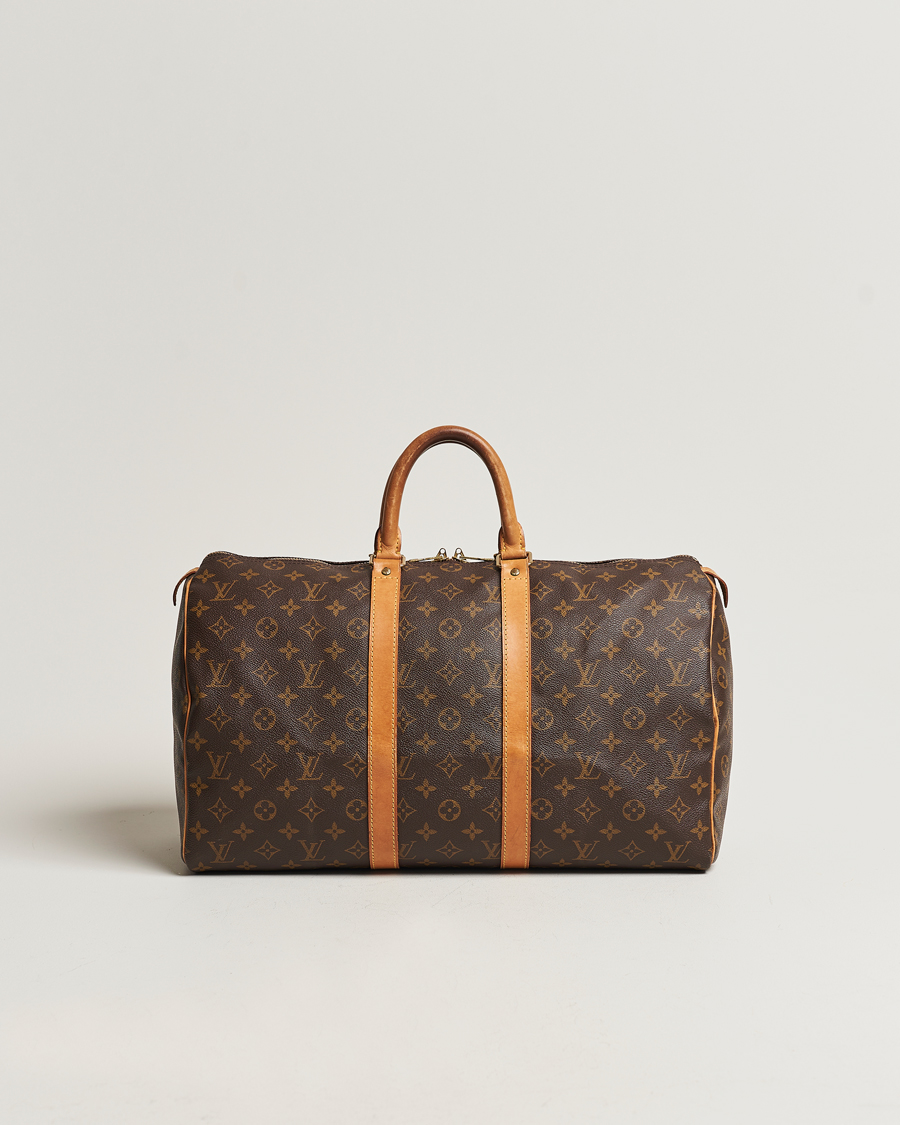 Men | Louis Vuitton Pre-Owned Keepall 45 Bag Monogram | Louis Vuitton Pre-Owned | Keepall 45 Bag Monogram