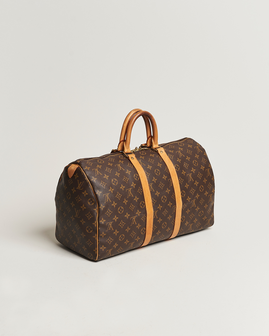 Men | Louis Vuitton Pre-Owned Keepall 45 Bag Monogram | Louis Vuitton Pre-Owned | Keepall 45 Bag Monogram