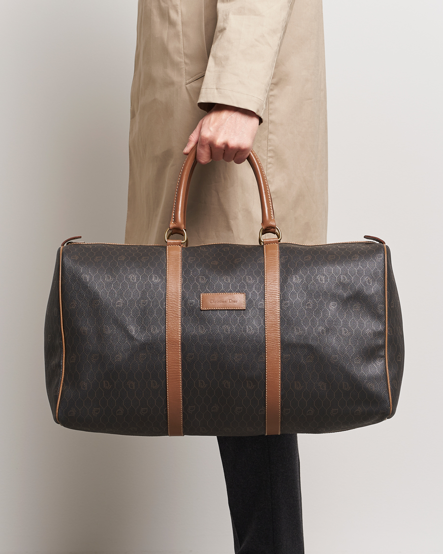 Men | Dior Pre-Owned Travel Handbag Monogram | Dior Pre-Owned | Travel Handbag Monogram
