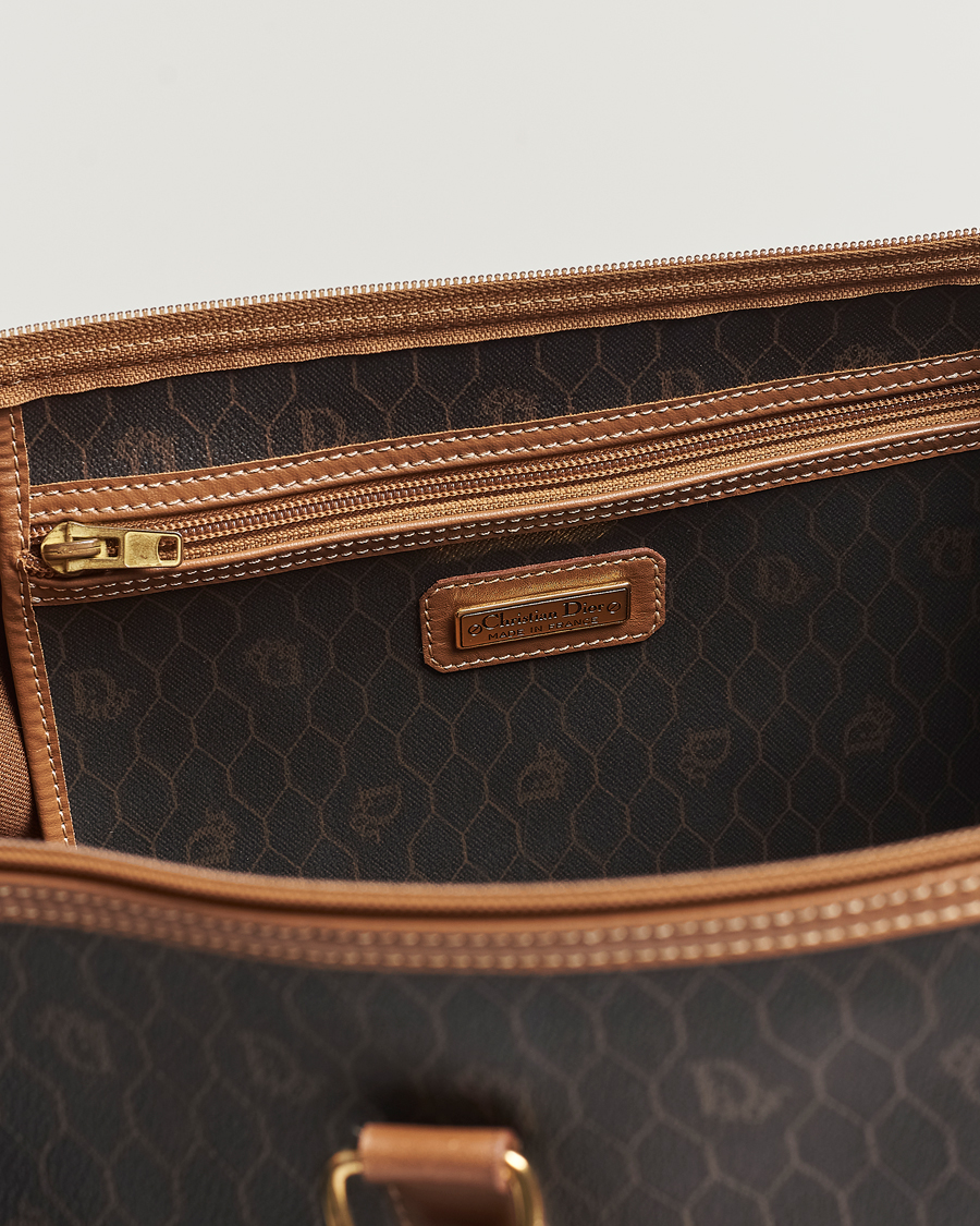 Men | Dior Pre-Owned Travel Handbag Monogram | Dior Pre-Owned | Travel Handbag Monogram