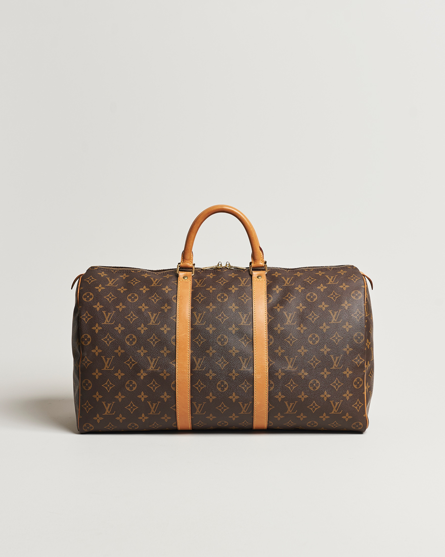 Men | Louis Vuitton Pre-Owned Keepall 50 Bag Monogram | Louis Vuitton Pre-Owned | Keepall 50 Bag Monogram