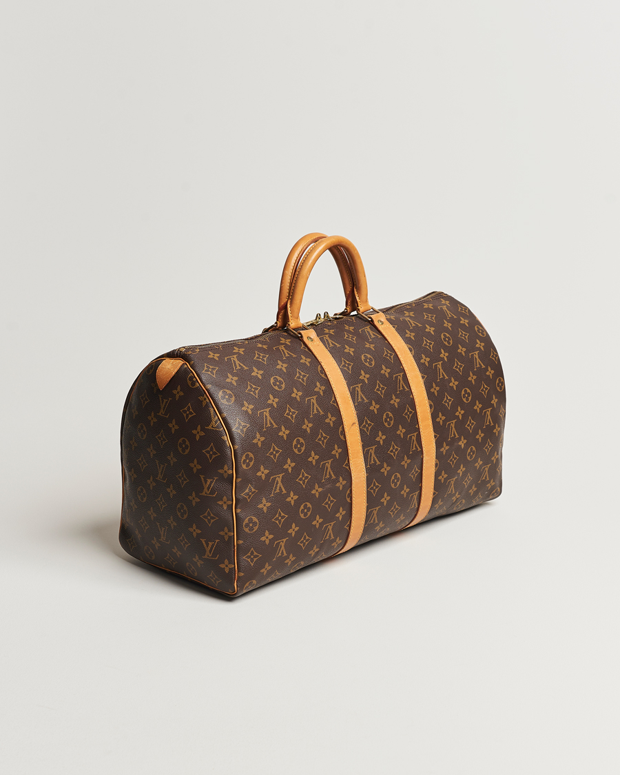 Men | Louis Vuitton Pre-Owned Keepall 50 Bag Monogram | Louis Vuitton Pre-Owned | Keepall 50 Bag Monogram