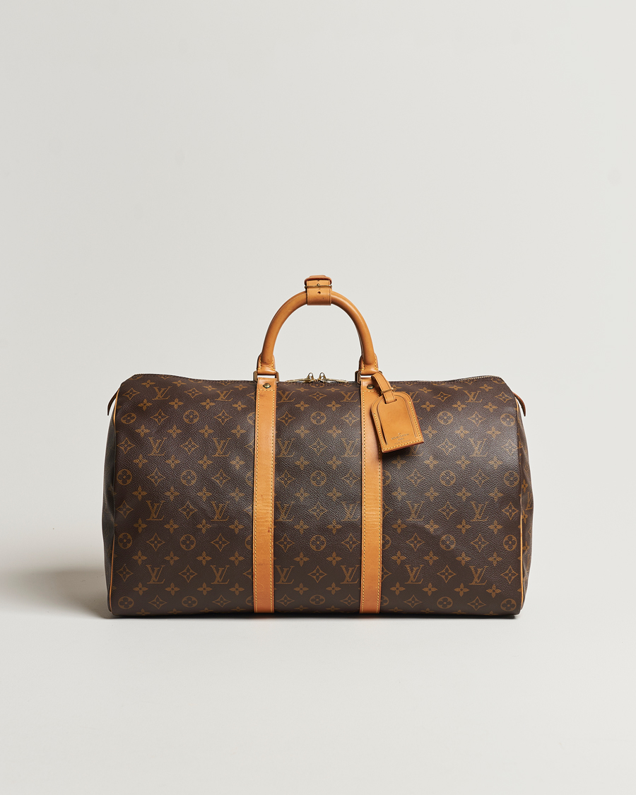 Men | Louis Vuitton Pre-Owned Keepall 50 Bag Monogram | Louis Vuitton Pre-Owned | Keepall 50 Bag Monogram