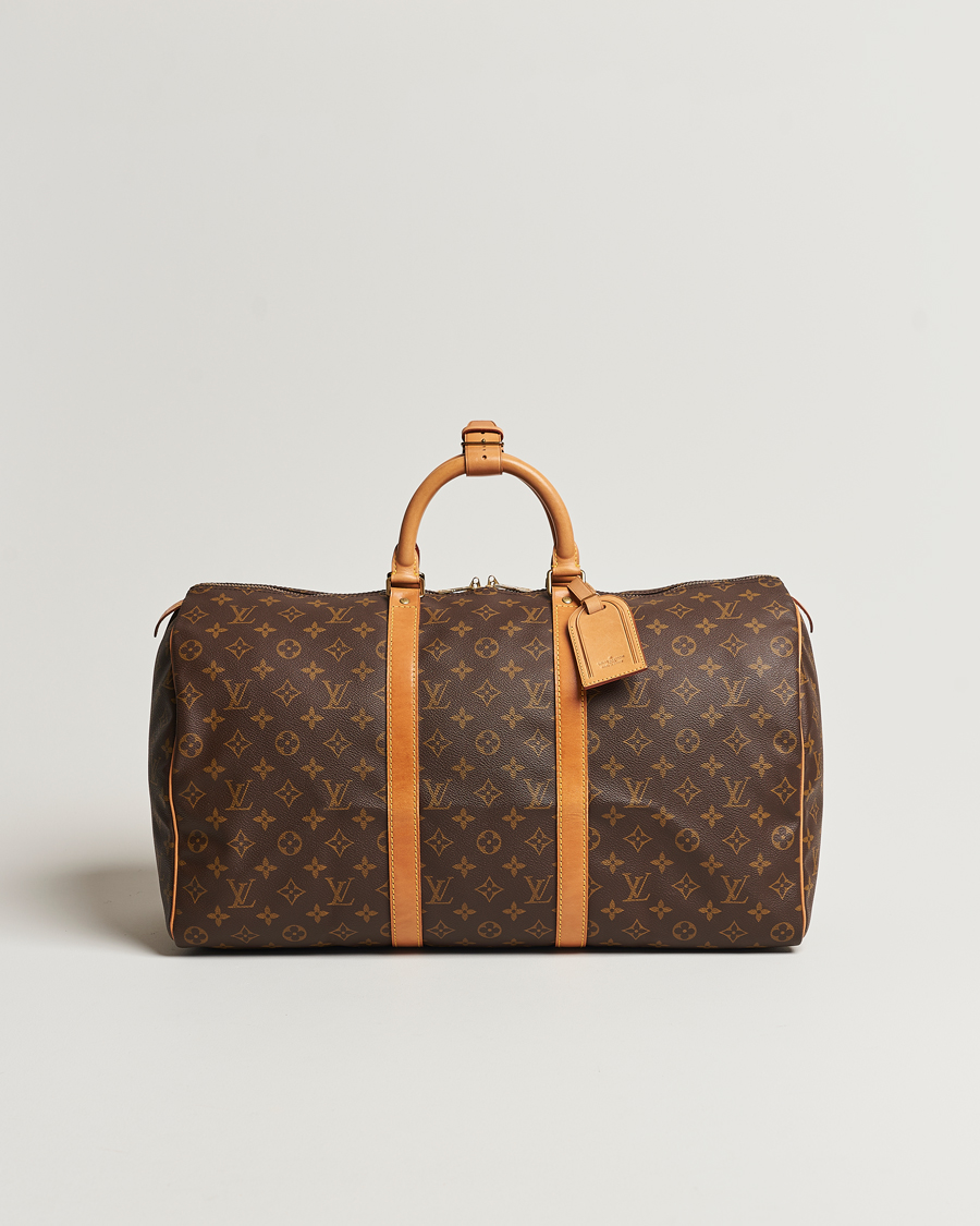Men | Louis Vuitton Pre-Owned Keepall 50 Bag Monogram | Louis Vuitton Pre-Owned | Keepall 50 Bag Monogram
