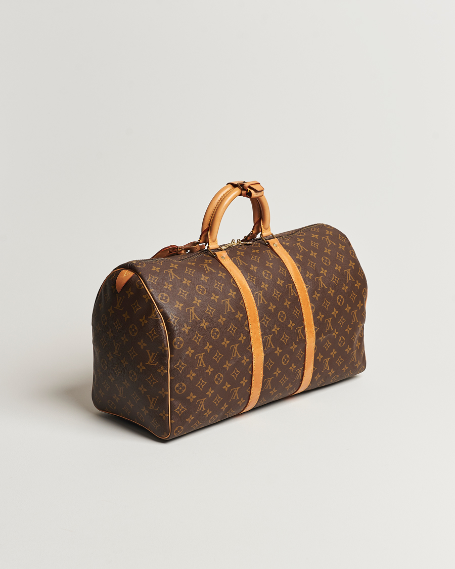 Men | Louis Vuitton Pre-Owned Keepall 50 Bag Monogram | Louis Vuitton Pre-Owned | Keepall 50 Bag Monogram