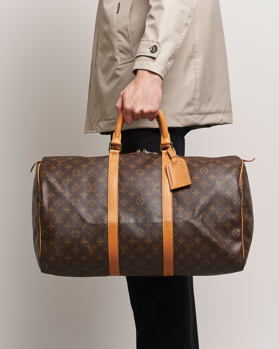 Men | Louis Vuitton Pre-Owned | Louis Vuitton Pre-Owned | Keepall 50 Bag Monogram 