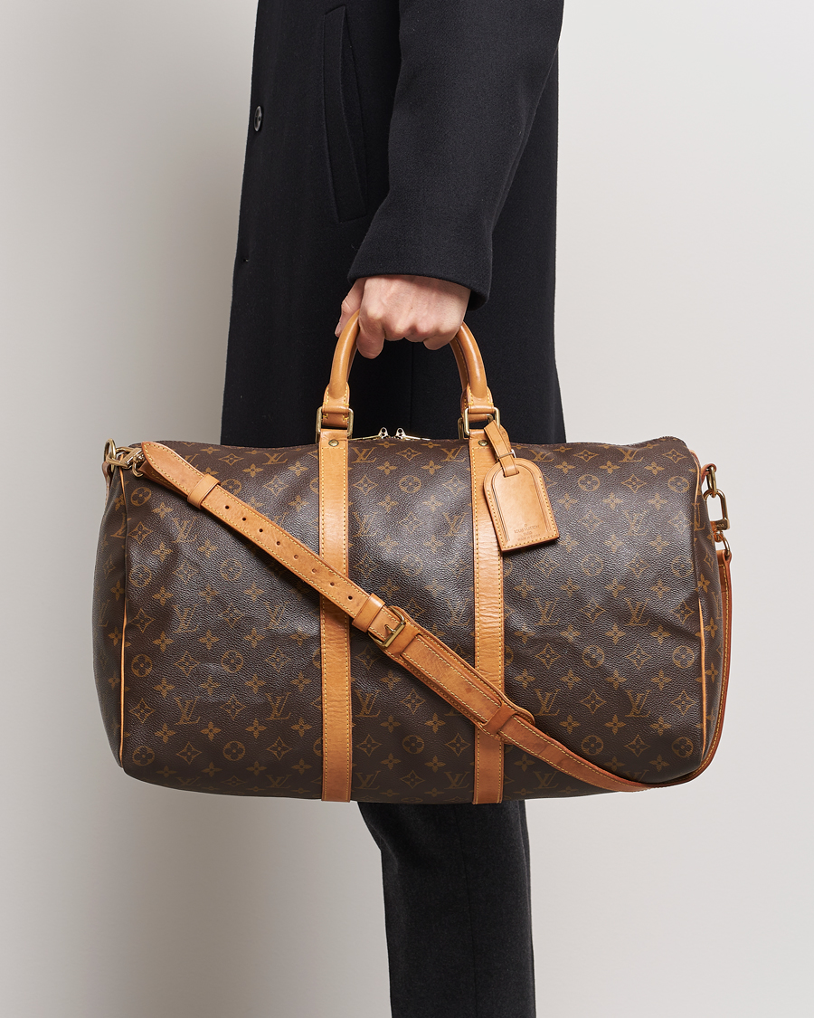 Men | Louis Vuitton Pre-Owned Keepall Bandoulière 50 Monogram | Louis Vuitton Pre-Owned | Keepall Bandoulière 50 Monogram