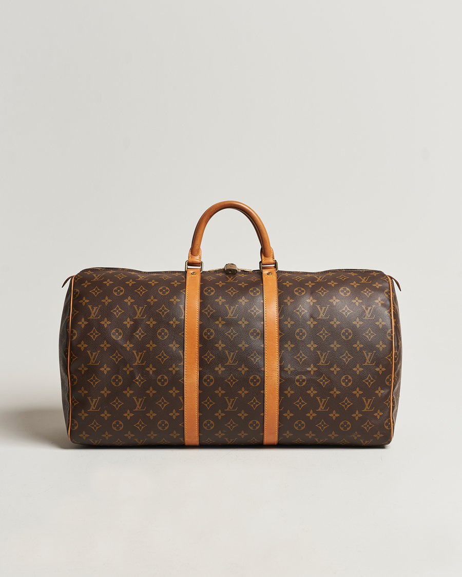Men | Louis Vuitton Pre-Owned Keepall 55 Bag Monogram  | Louis Vuitton Pre-Owned | Keepall 55 Bag Monogram 