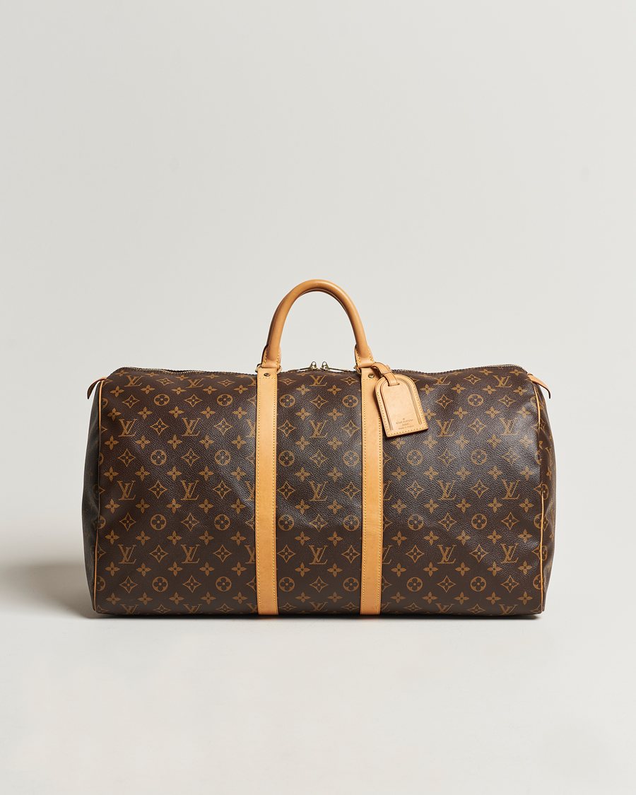 Men | Louis Vuitton Pre-Owned Keepall 55 Bag Monogram | Louis Vuitton Pre-Owned | Keepall 55 Bag Monogram