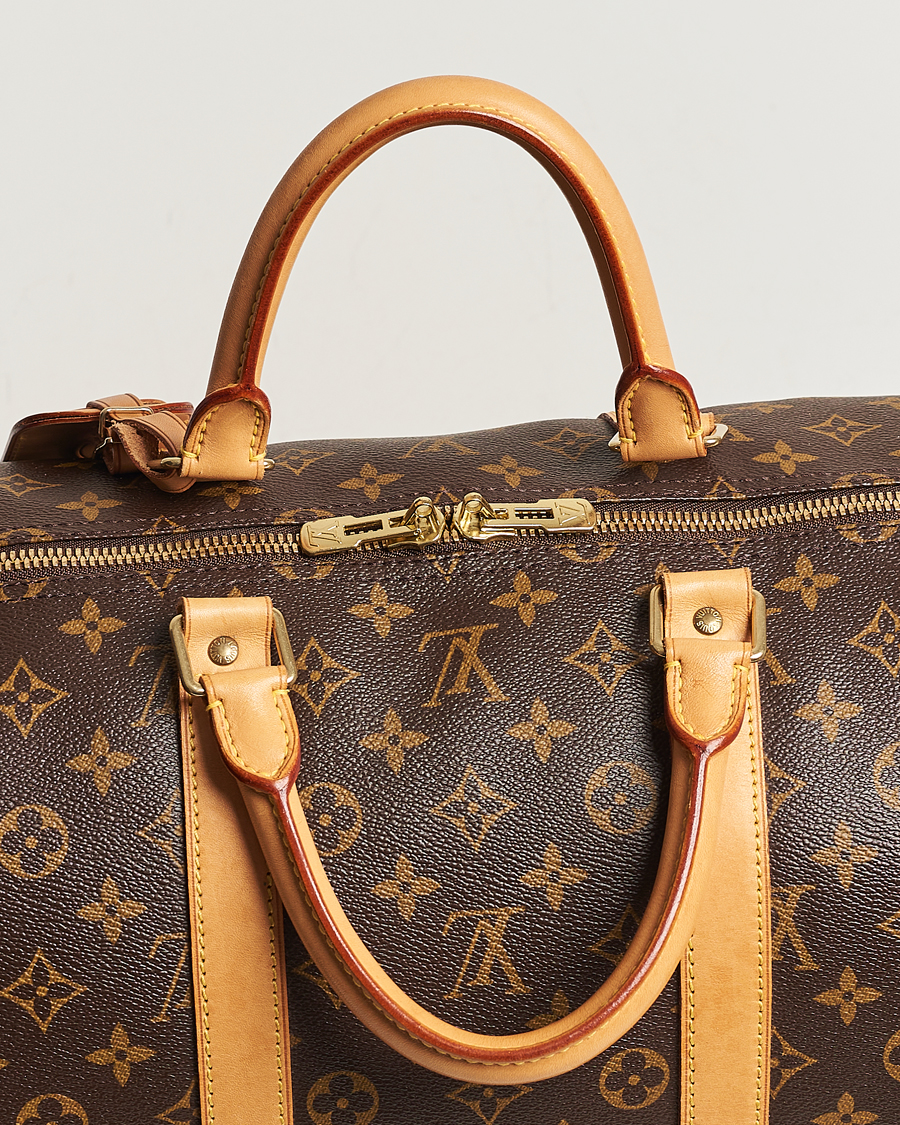 Men | Louis Vuitton Pre-Owned Keepall 55 Bag Monogram | Louis Vuitton Pre-Owned | Keepall 55 Bag Monogram