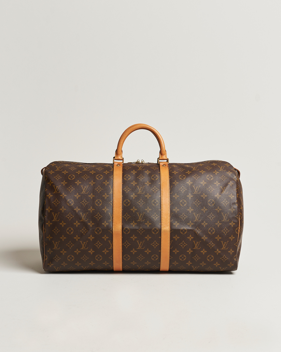 Men | Louis Vuitton Pre-Owned Keepall 55 Bag Monogram | Louis Vuitton Pre-Owned | Keepall 55 Bag Monogram