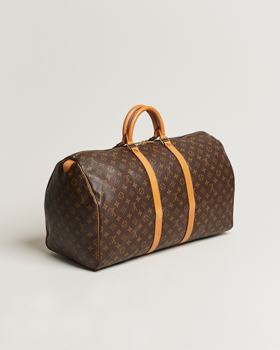 Men | Louis Vuitton Pre-Owned Keepall 55 Bag Monogram | Louis Vuitton Pre-Owned | Keepall 55 Bag Monogram