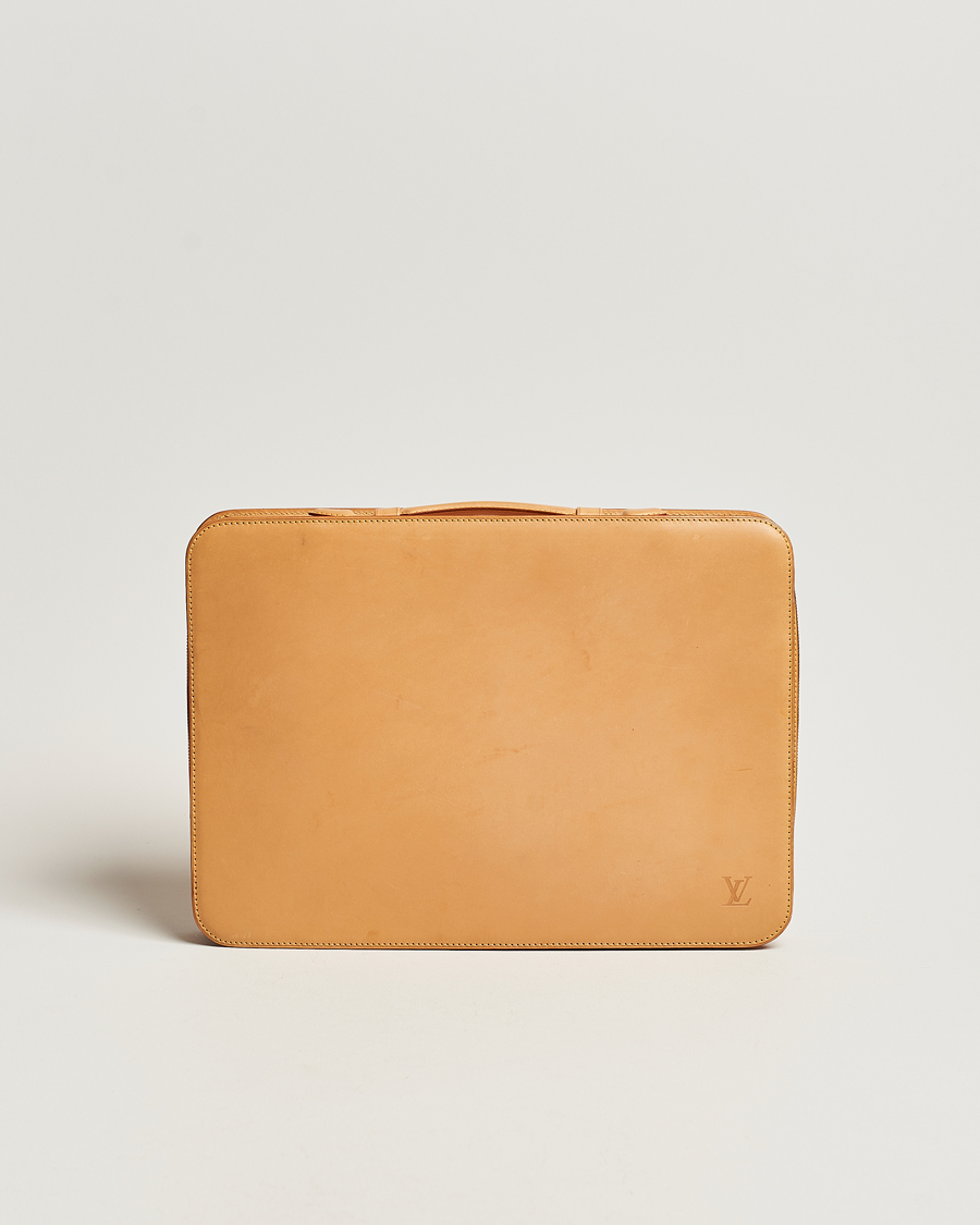 Men | Louis Vuitton Pre-Owned Briefcase Leather | Louis Vuitton Pre-Owned | Briefcase Leather