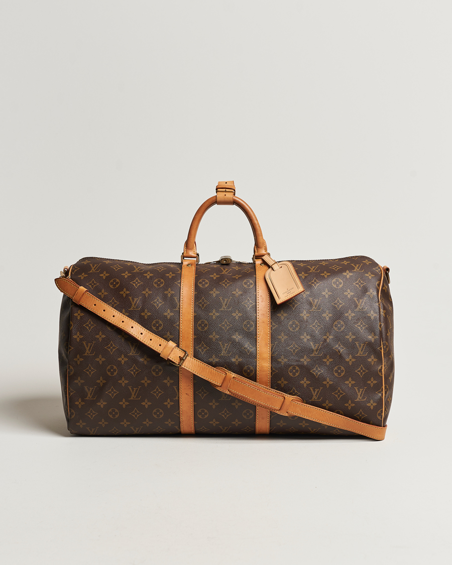 Men | Louis Vuitton Pre-Owned Keepall Bandoulière 55 Monogram | Louis Vuitton Pre-Owned | Keepall Bandoulière 55 Monogram