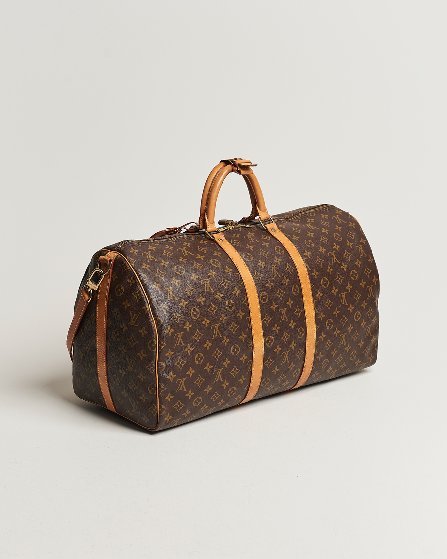 Men | Louis Vuitton Pre-Owned Keepall Bandoulière 55 Monogram | Louis Vuitton Pre-Owned | Keepall Bandoulière 55 Monogram