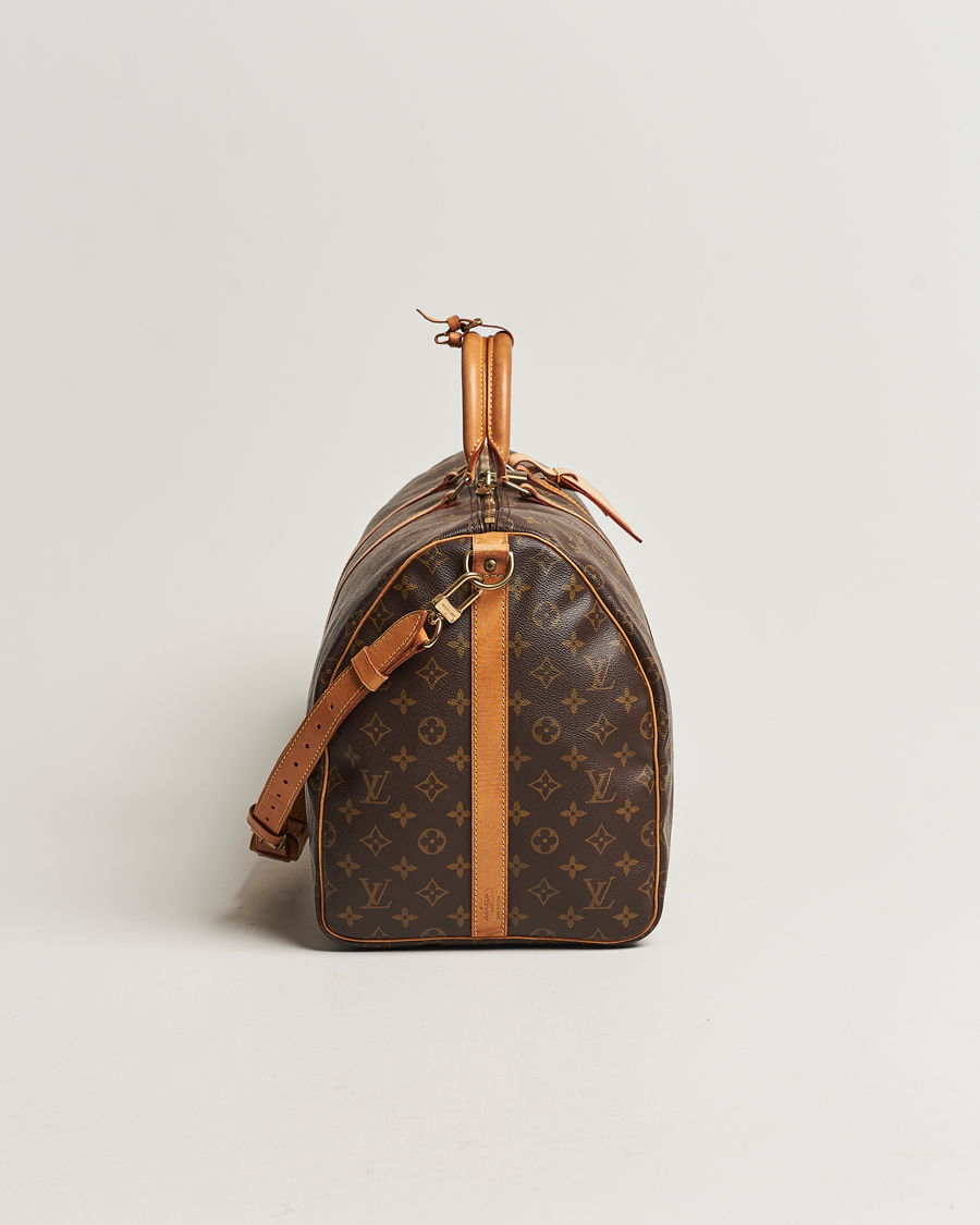Men | Louis Vuitton Pre-Owned Keepall Bandoulière 55 Monogram | Louis Vuitton Pre-Owned | Keepall Bandoulière 55 Monogram