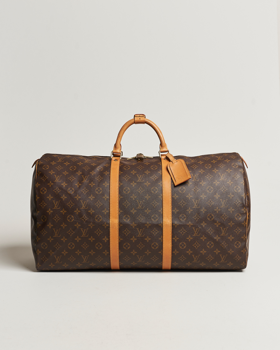 Men | Louis Vuitton Pre-Owned Keepall 60 Bag Monogram | Louis Vuitton Pre-Owned | Keepall 60 Bag Monogram