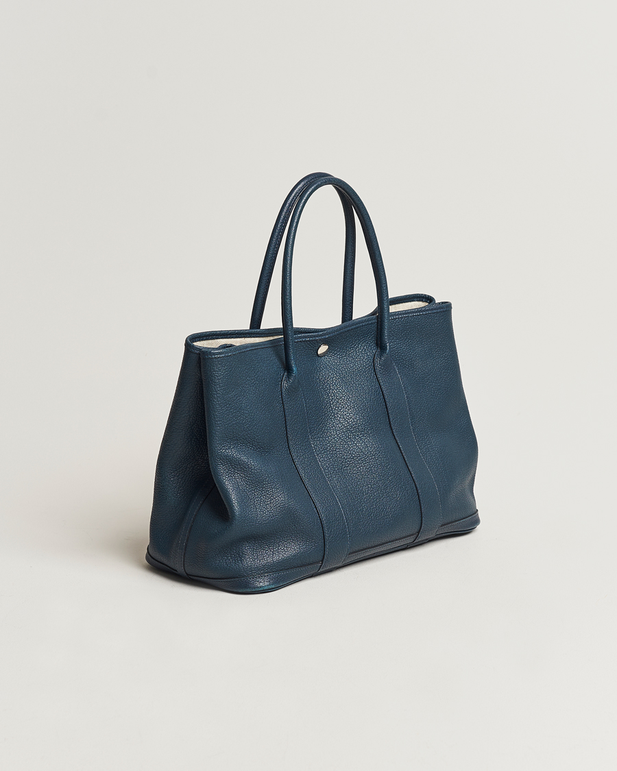 Men | Hermès Pre-Owned Garden Party 36 Tote Togo Blue | Hermès Pre-Owned | Garden Party 36 Tote Togo Blue