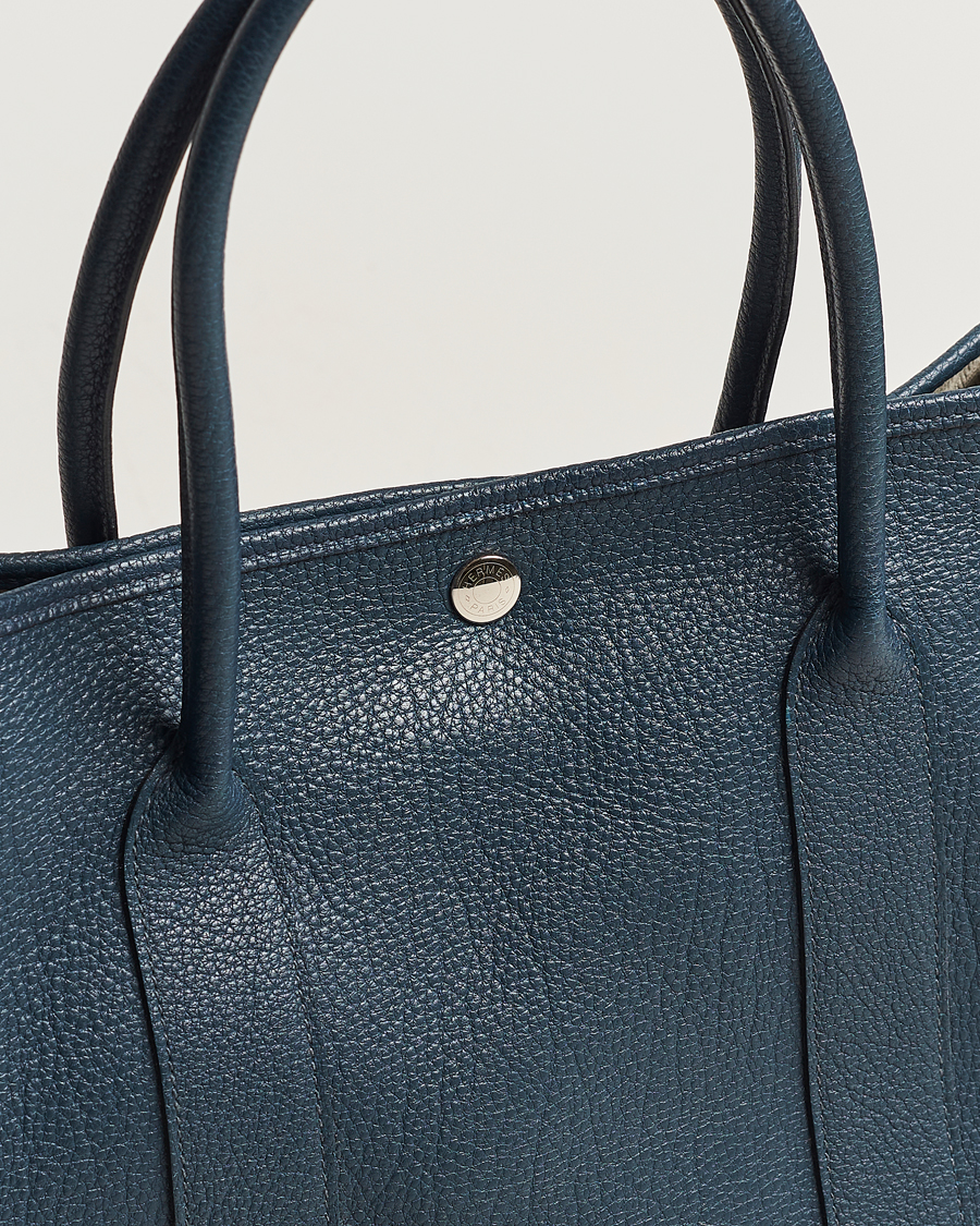 Men | Hermès Pre-Owned Garden Party 36 Tote Togo Blue | Hermès Pre-Owned | Garden Party 36 Tote Togo Blue