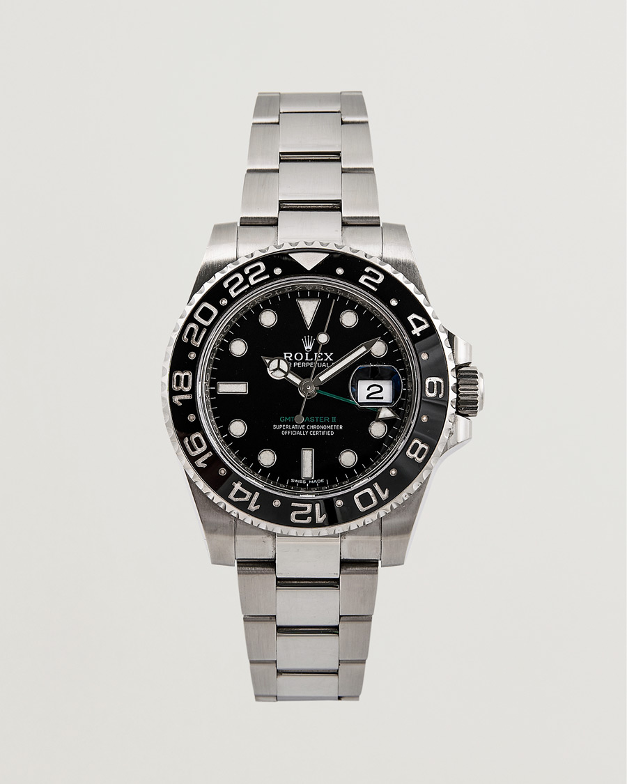Men | Rolex Pre-Owned GMT-Master II 116710LN Silver | Rolex Pre-Owned | GMT-Master II 116710LN Silver