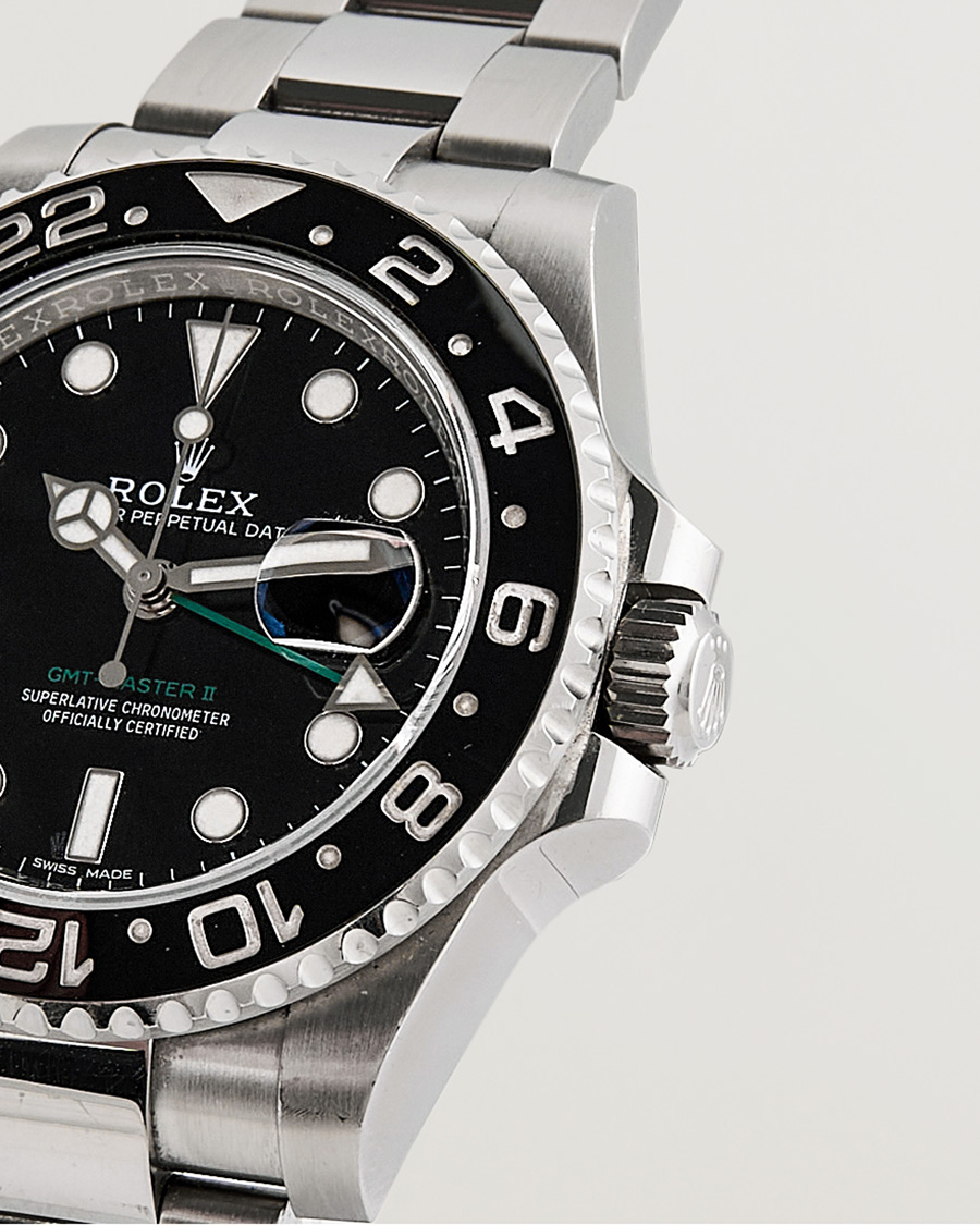 Men | Rolex Pre-Owned GMT-Master II 116710LN Silver | Rolex Pre-Owned | GMT-Master II 116710LN Silver