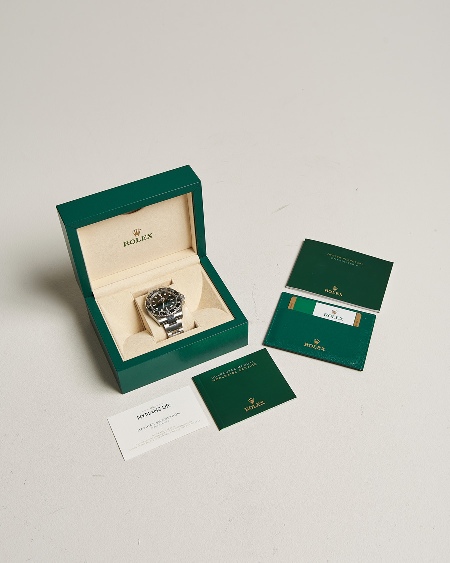 Men | Rolex Pre-Owned GMT-Master II 116710LN Silver | Rolex Pre-Owned | GMT-Master II 116710LN Silver