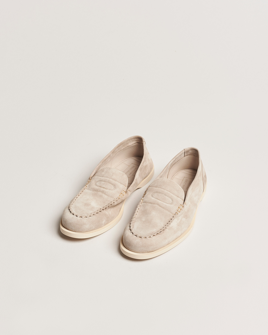 Men | Handmade shoes | John Lobb | Pace Summer Loafer Sand Suede