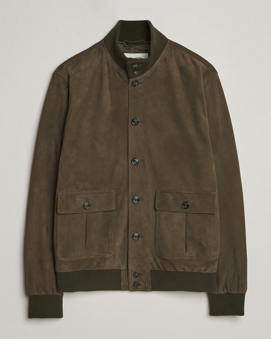 Men | Coats & Jackets | Valstar | Valstarino Suede Jacket Muschio