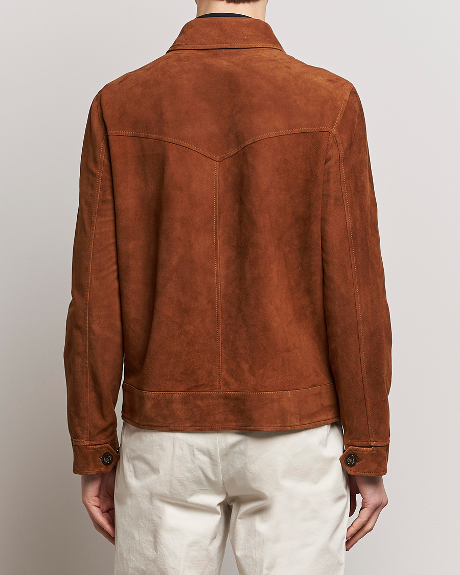 Men | Coats & Jackets | Valstar | Suede Zip Bomber Jacket Sandal