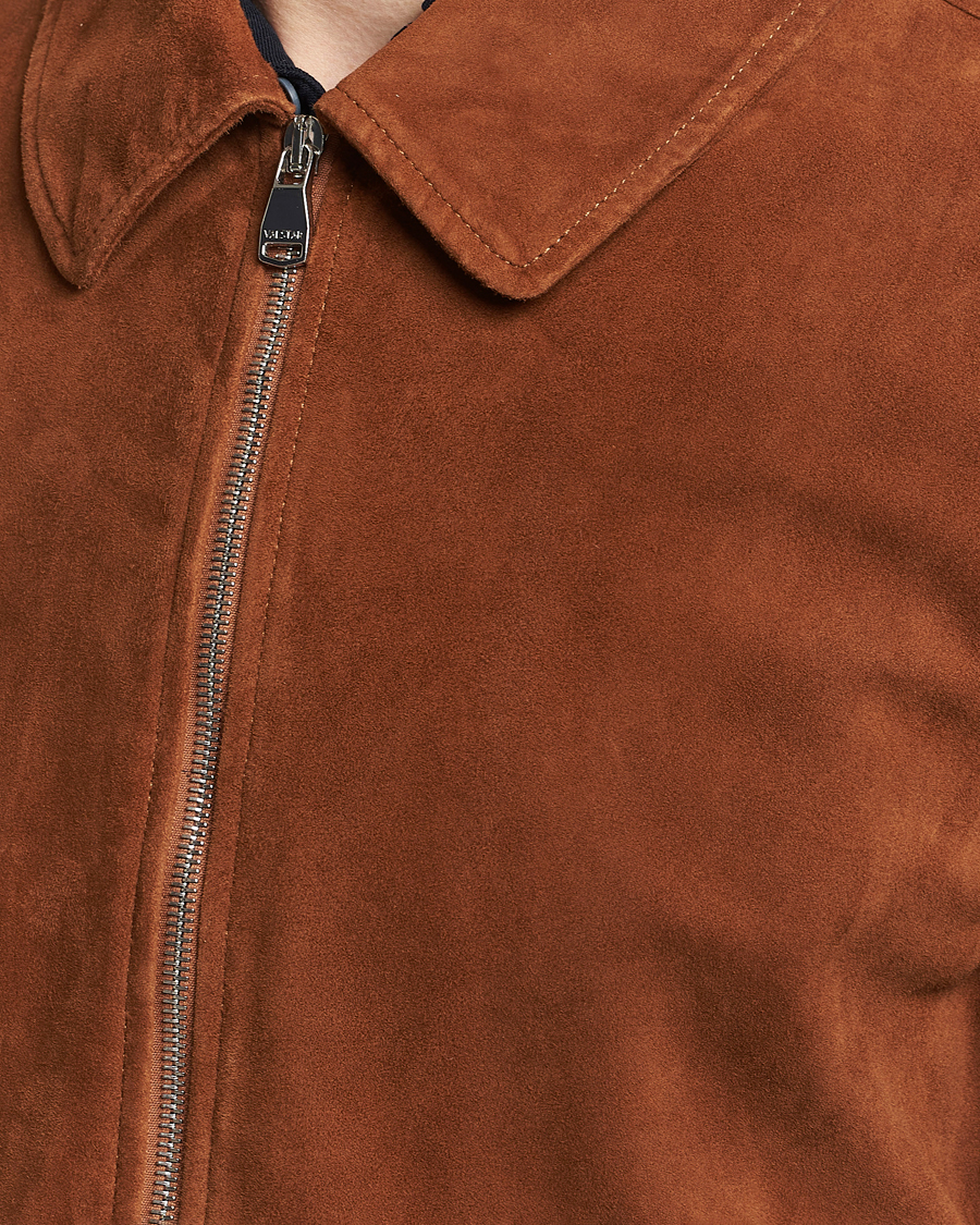 Men | Coats & Jackets | Valstar | Suede Zip Bomber Jacket Sandal
